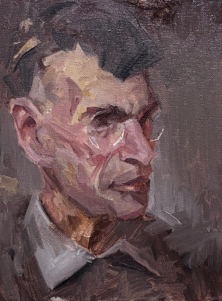 Study after Nicholas Uribe by Tommy Gjertsen. 18x24cm. Oil on panel. 2026
